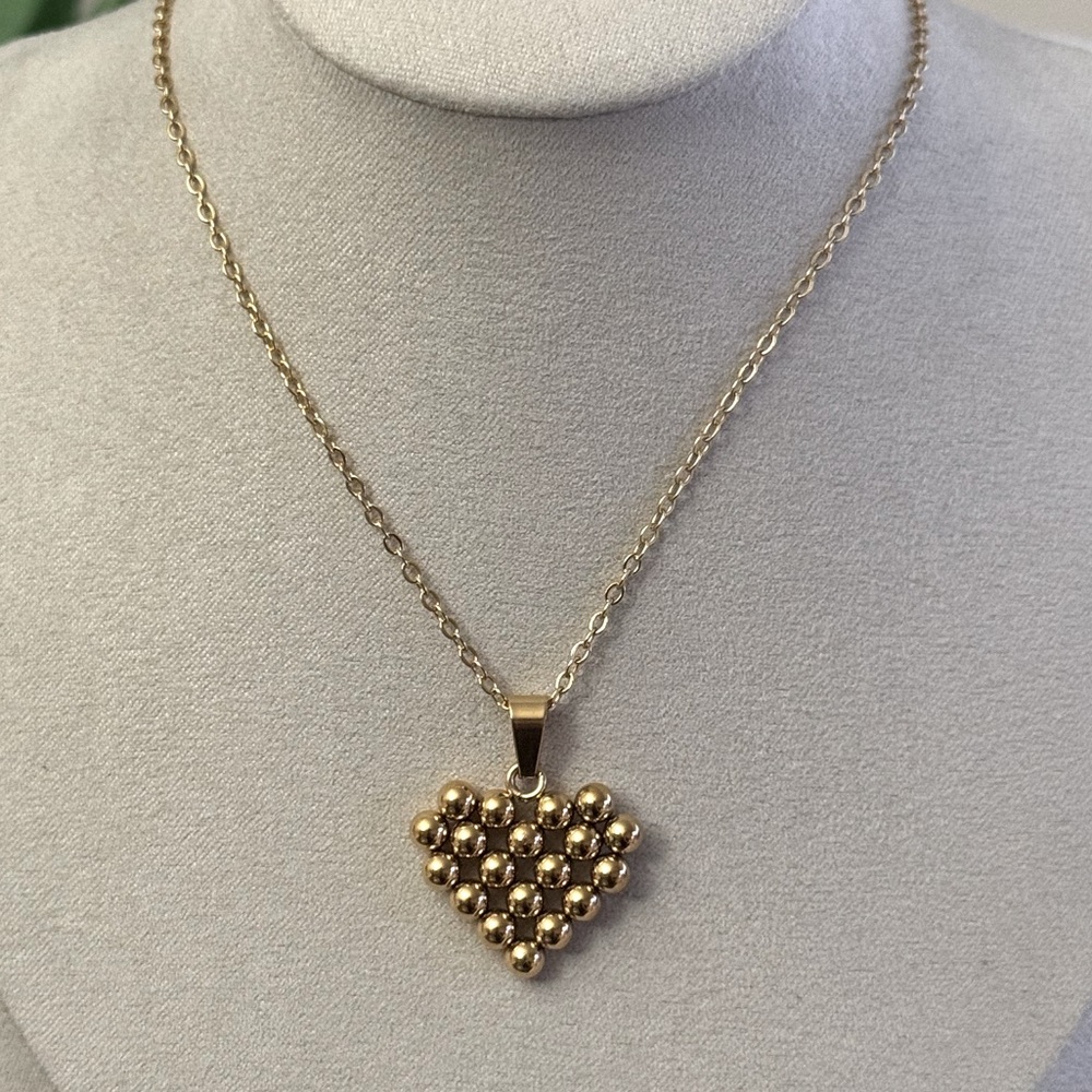 18K Gold Plated beaded Necklace